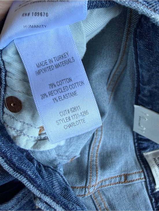 Citizens of Humanity Charlotte Jeans 29 High Rise Straight Comfort Stretch NWT